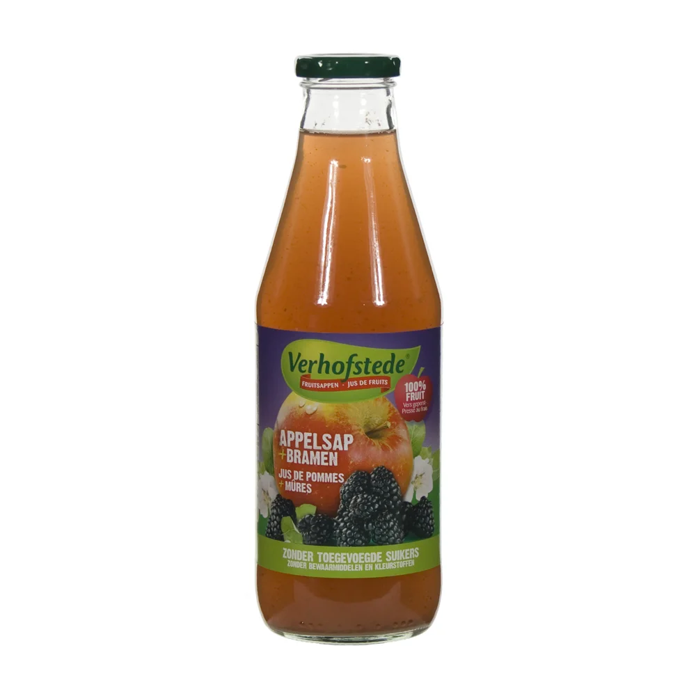 Verhofstede Fruitsap  Appel Bramensap  70 cl  Fles