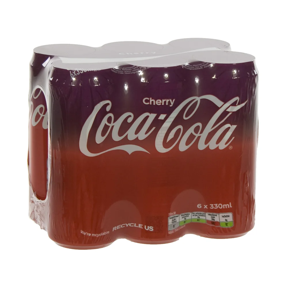 Coca Cola  Cherry  33 cl  Blik  6 pak