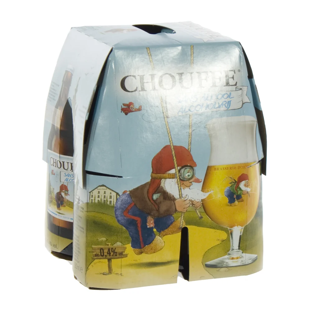 La Chouffe Alcoholvrij  33 cl  Clip 4 fl