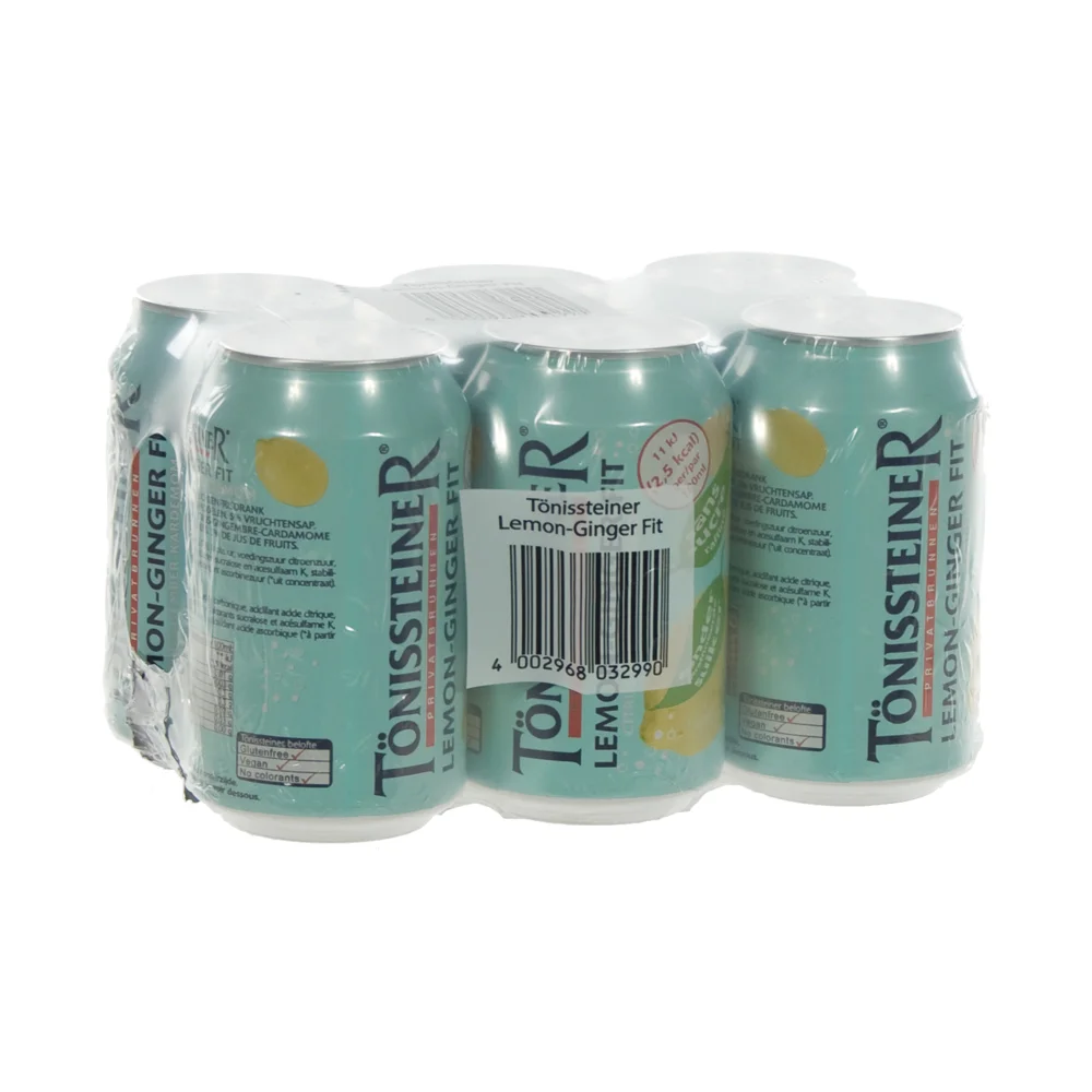 Tonissteiner BLIK  Lemon Ginger  33 cl  Blik  6 pak