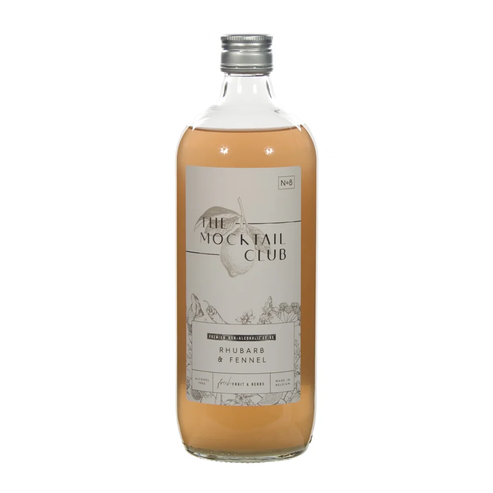 The Mocktail Club  Rhubarb Rush  99 cl  Fles