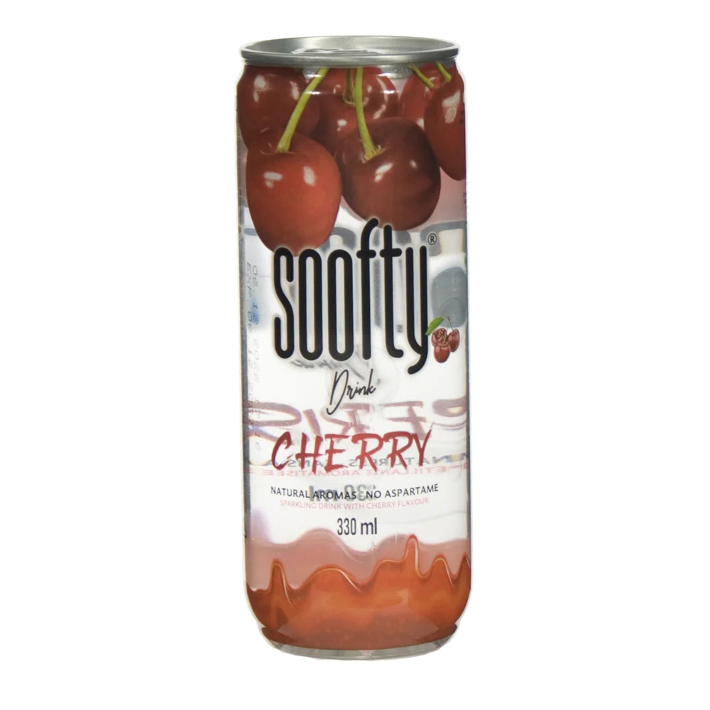 Soofty limonade  Kersen  33 cl  Blik