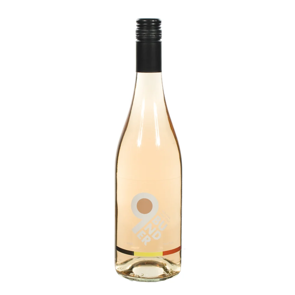 9 Bunder  Rose  75 cl  Fles