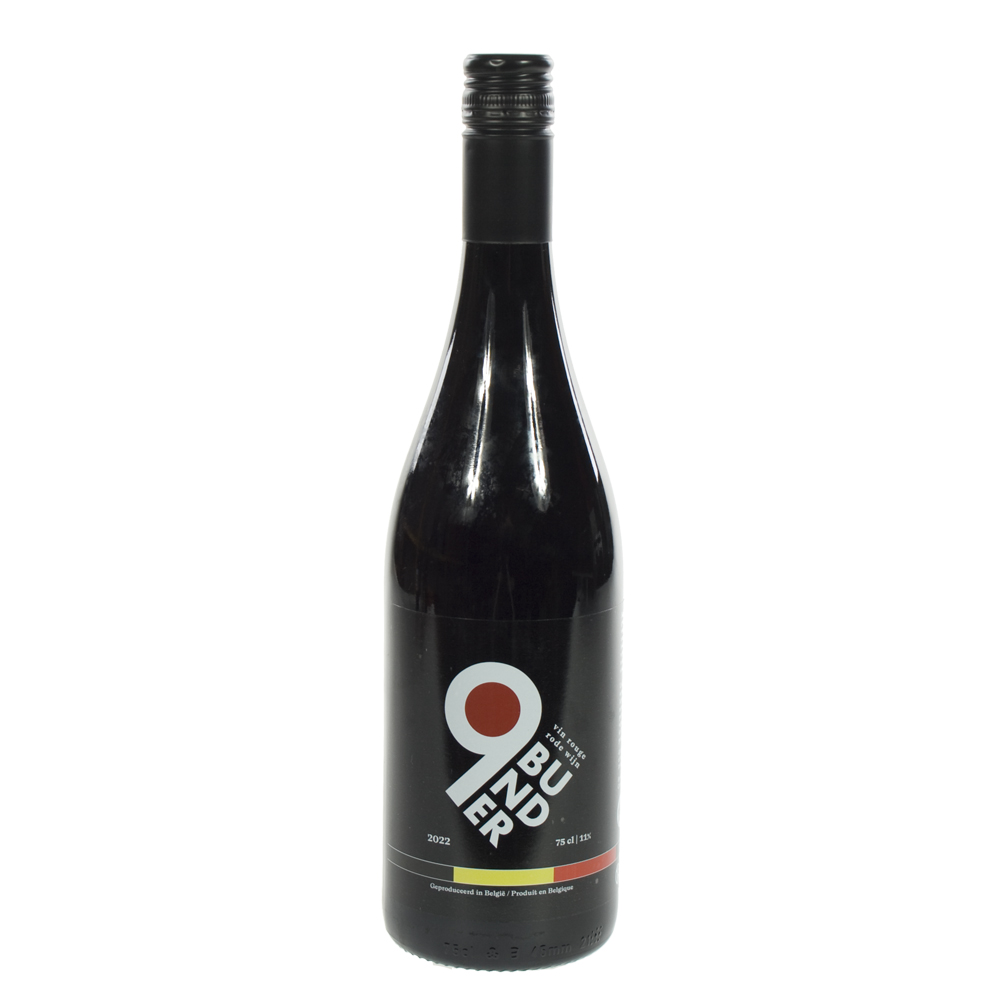 9 Bunder  Rood  75 cl  Fles
