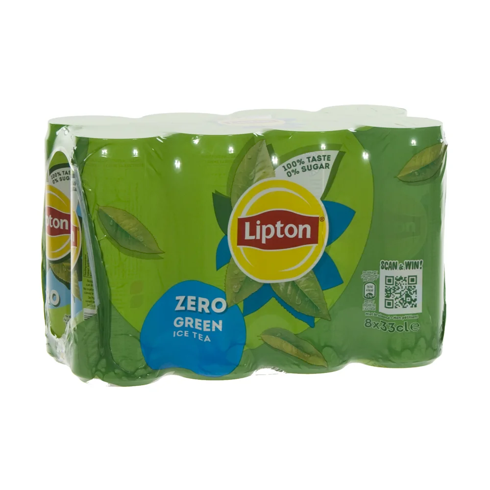 Lipton BLIK  Green tea Zero  33 cl  Blik  8 pak
