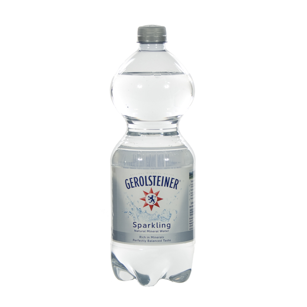Gerolsteiner PET  Bruis  1 liter  Fles