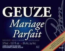 Boon Gueuze Mariage Parfait  37,5 cl  Bak 12 fl