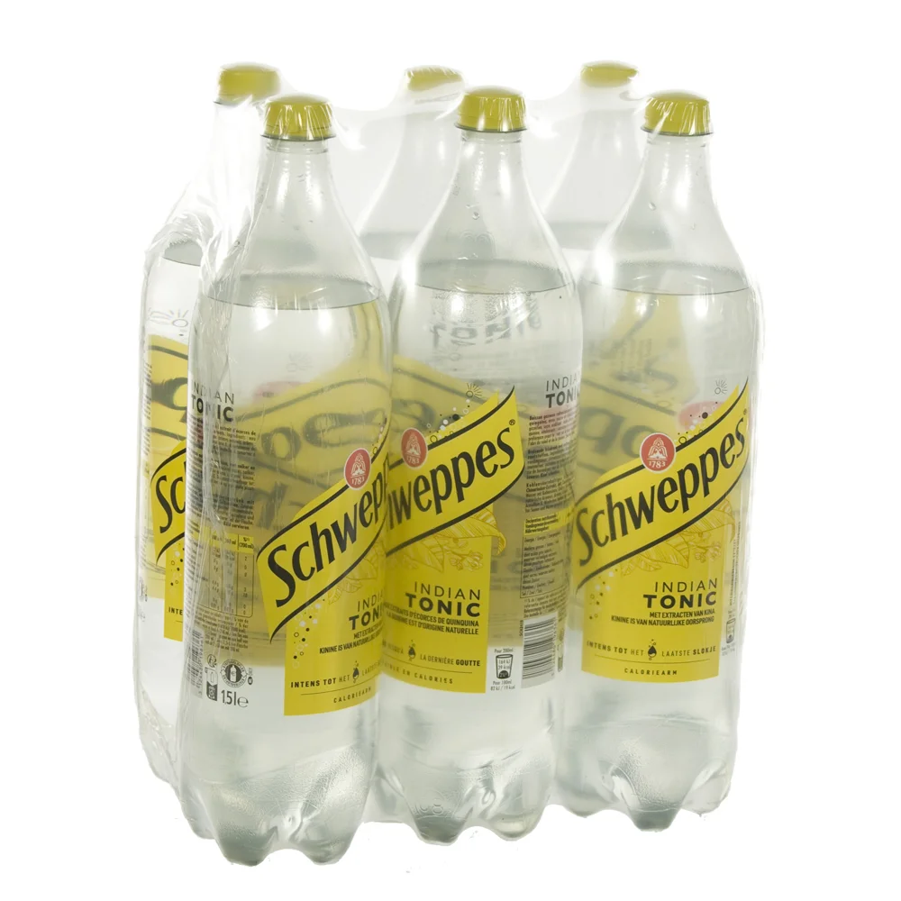 Schweppes Tonic PET  Regular  1,5 liter  Pak  6 st