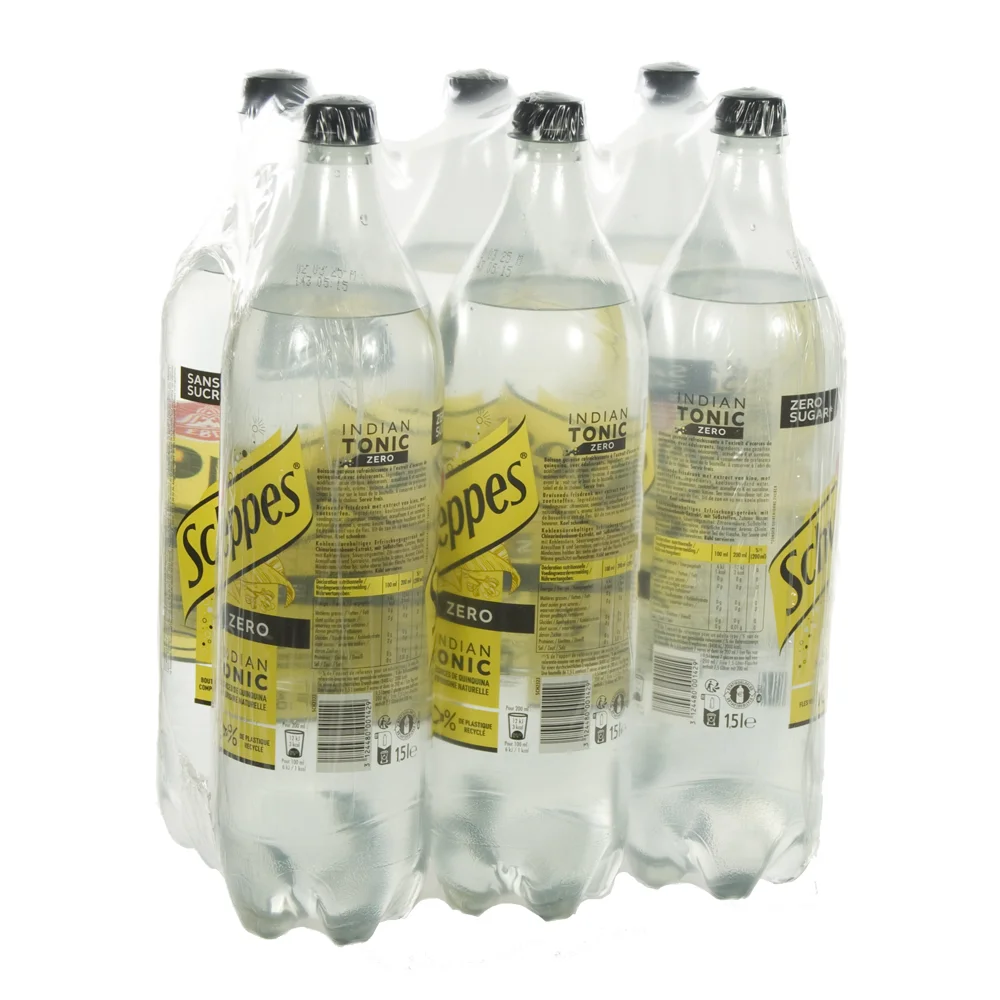 Schweppes Tonic PET  Zero  1,5 liter  Pak  6 st
