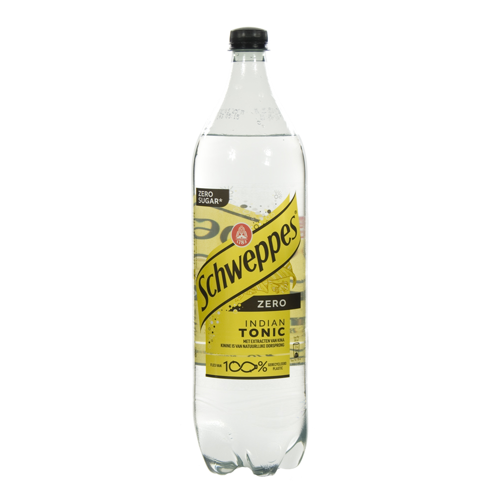 Schweppes Tonic PET  Zero  1,5 liter  Fles
