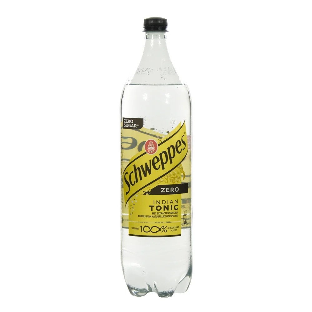Schweppes Tonic PET  Zero  1,5 liter  Fles
