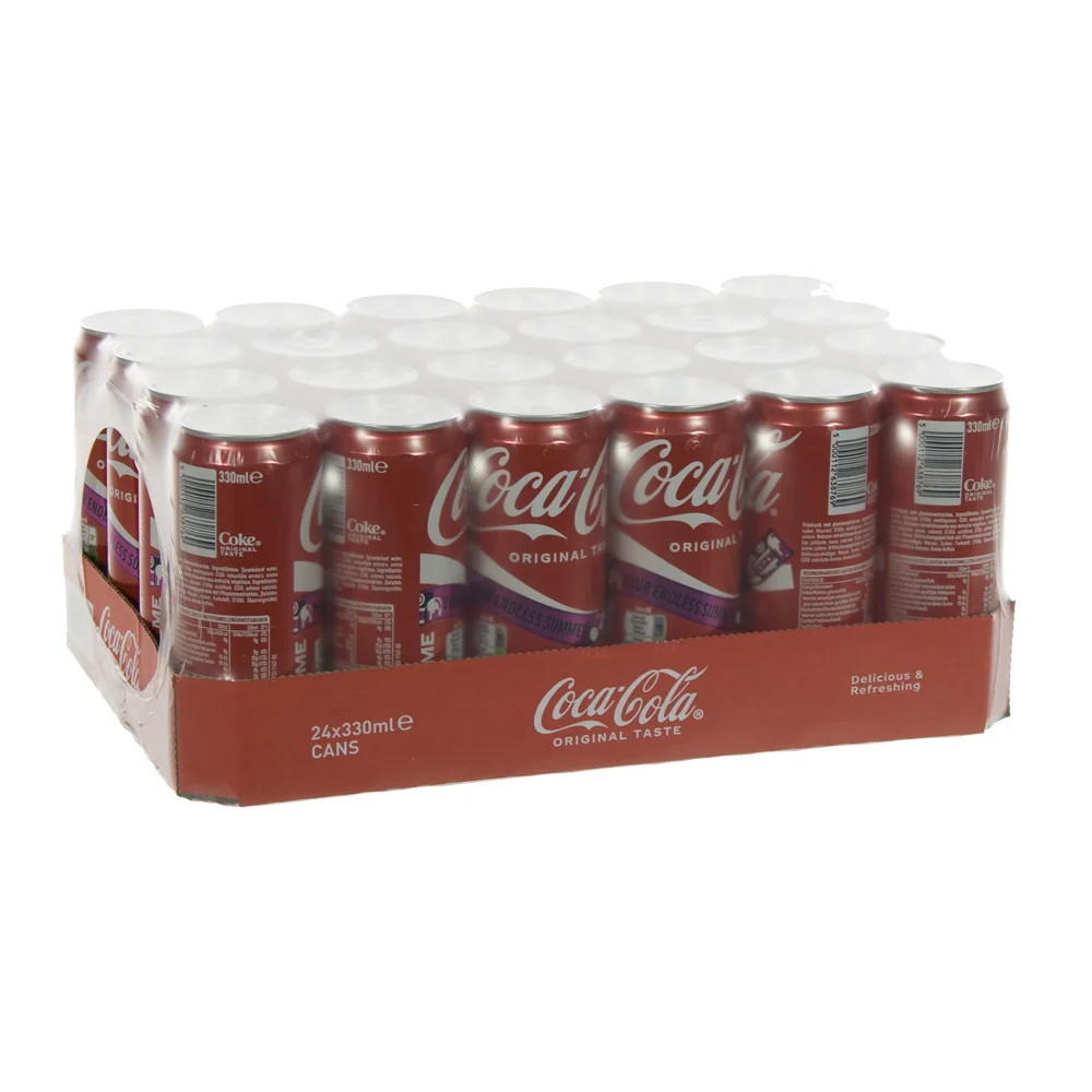 Coca Cola  Regular  33 cl  Blik 24 pak