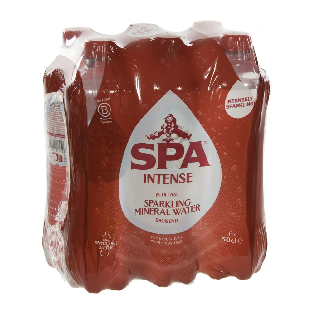 Spa PET  Bruis  50 cl  Pak  6 st