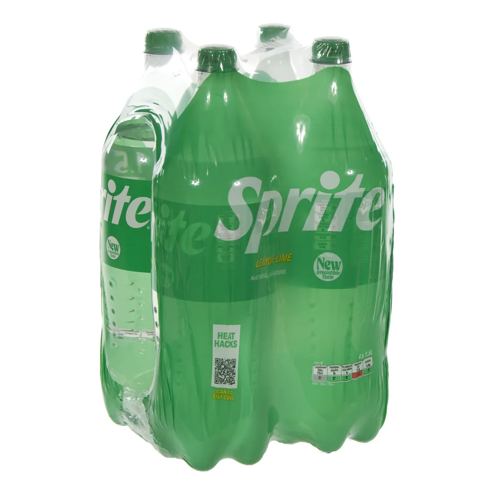 Sprite PET  Regular  1,5 liter  Pak  4 st