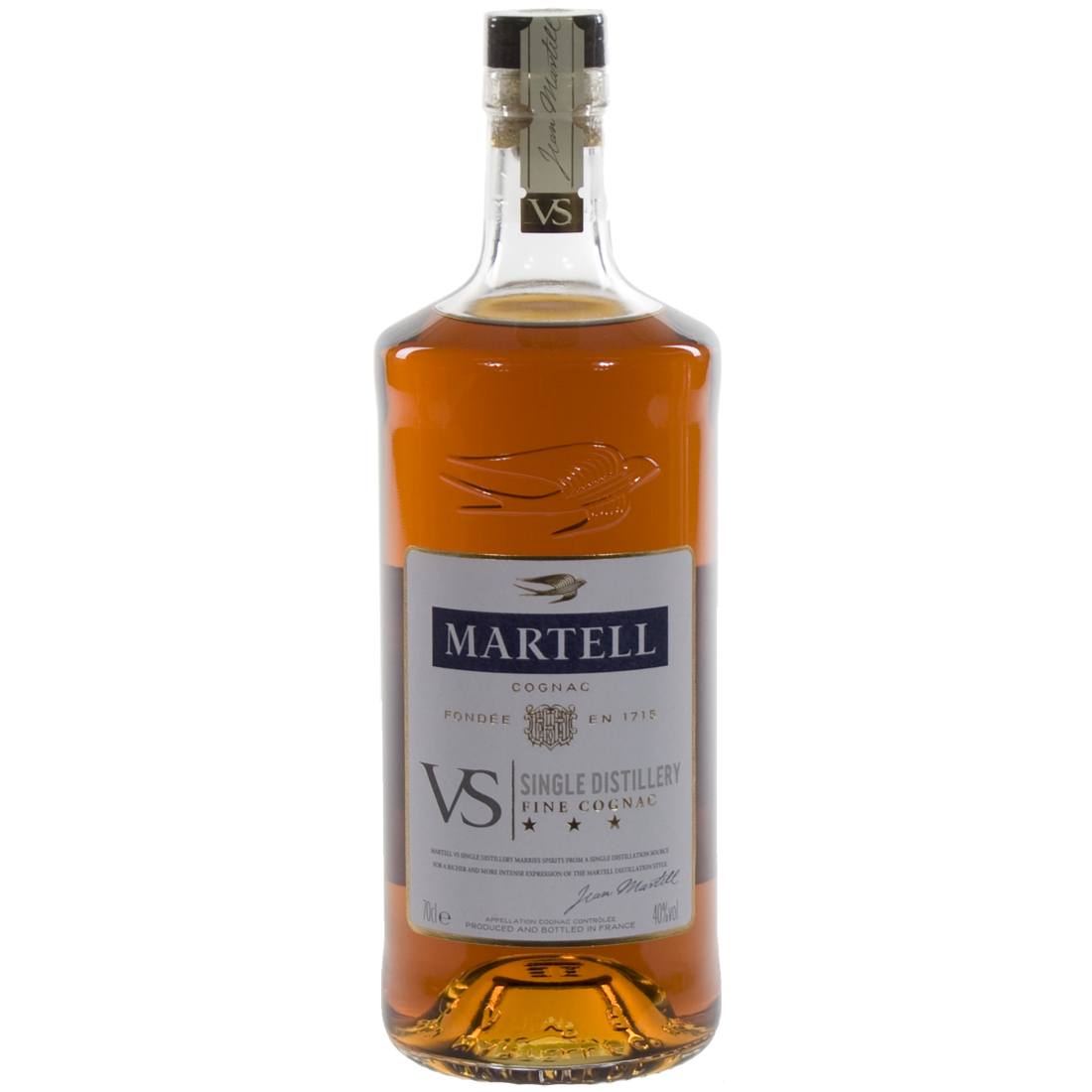 Martell VS 40%  70 cl  Fles