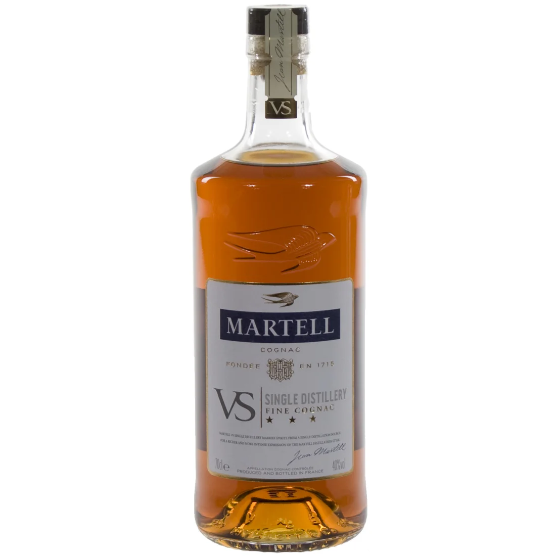 Martell VS 40%  70 cl  Fles