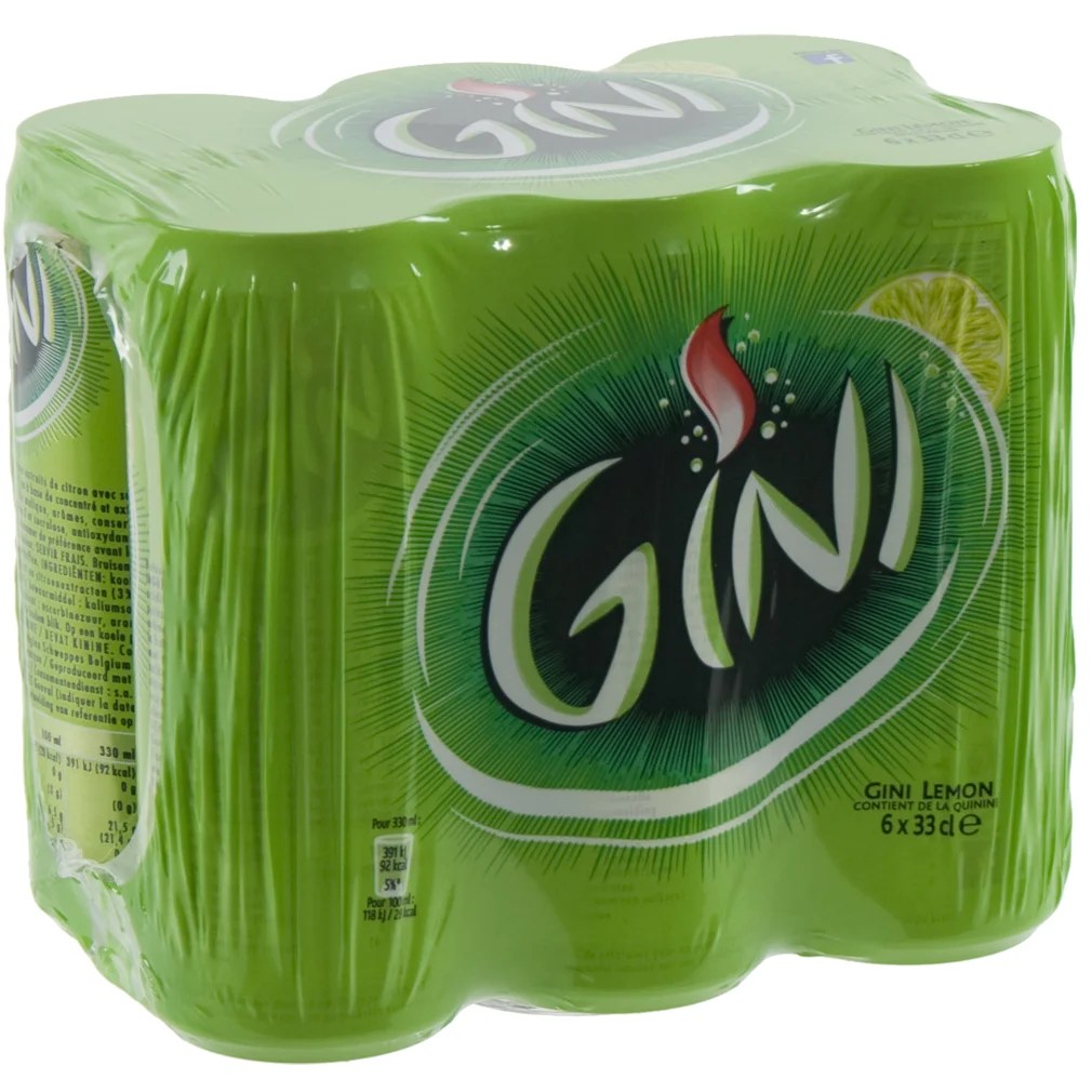 Gini  Regular  33 cl  Blik  6 pak