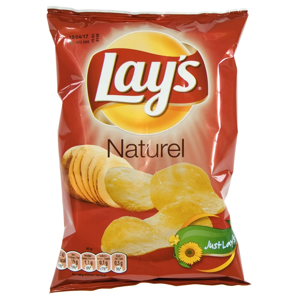 Lays Chips  Naturel  Stuk  40 g