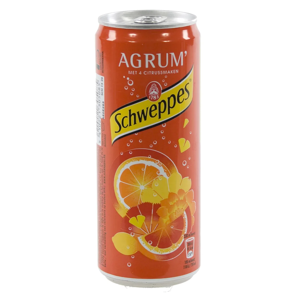 Schweppes Agrum  BLIK  Regular  33 cl  Blik