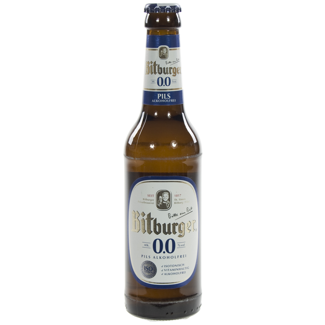 Bitburger pils 0%  33 cl  Fles