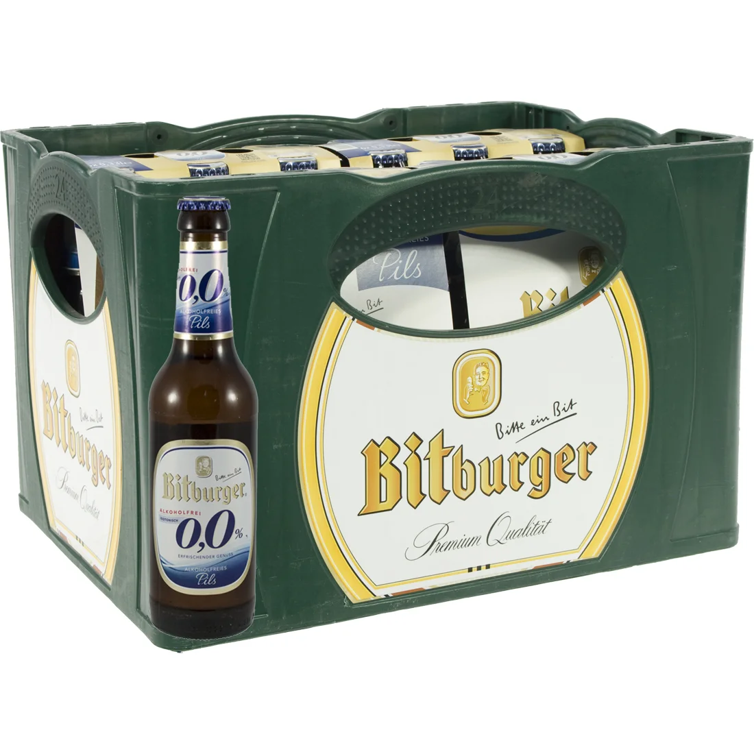 Bitburger pils 0%  33 cl  Bak 24 st