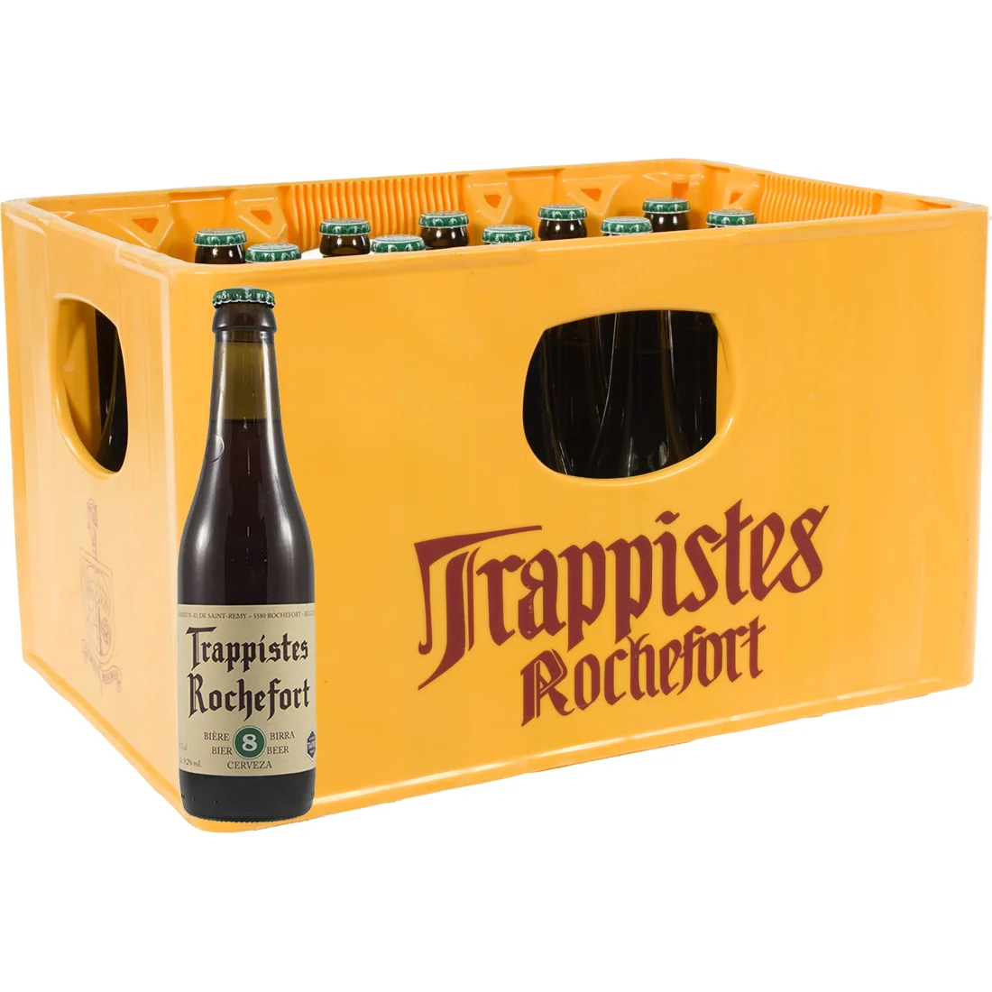 Rochefort  Bruin  Groen 8°  33 cl  Bak 24 st