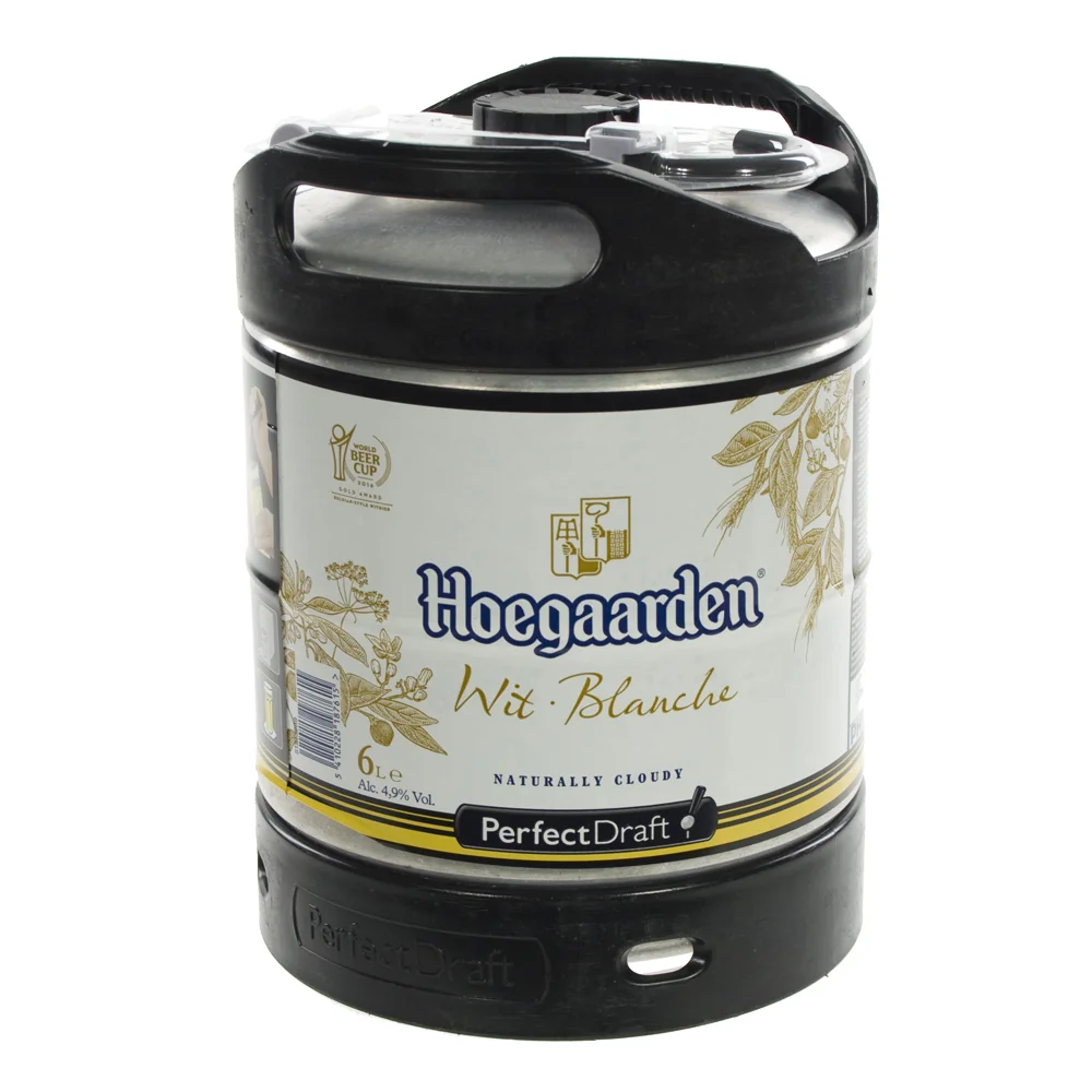 Hoegaarden  Wit  .  6 liter  Vat