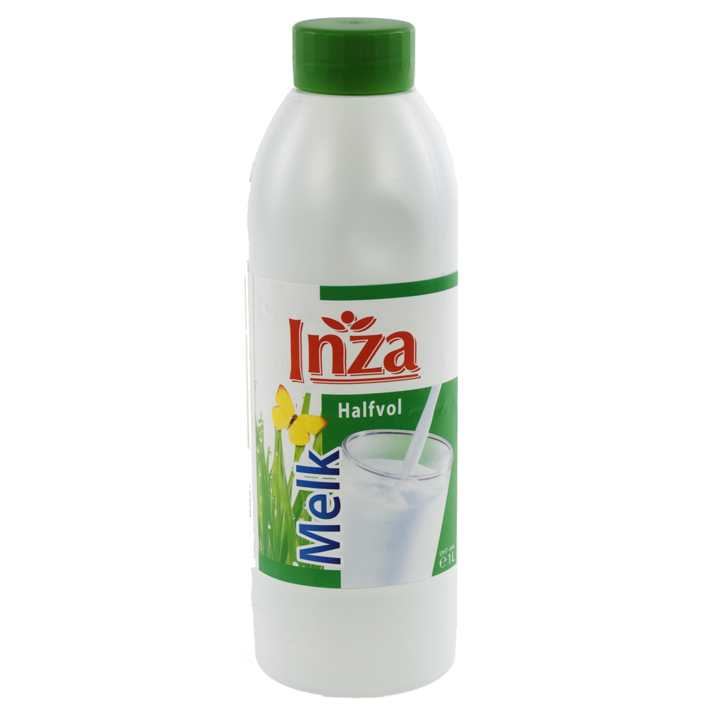 Inza Melk pet  Halfvolle  1 liter  Fles