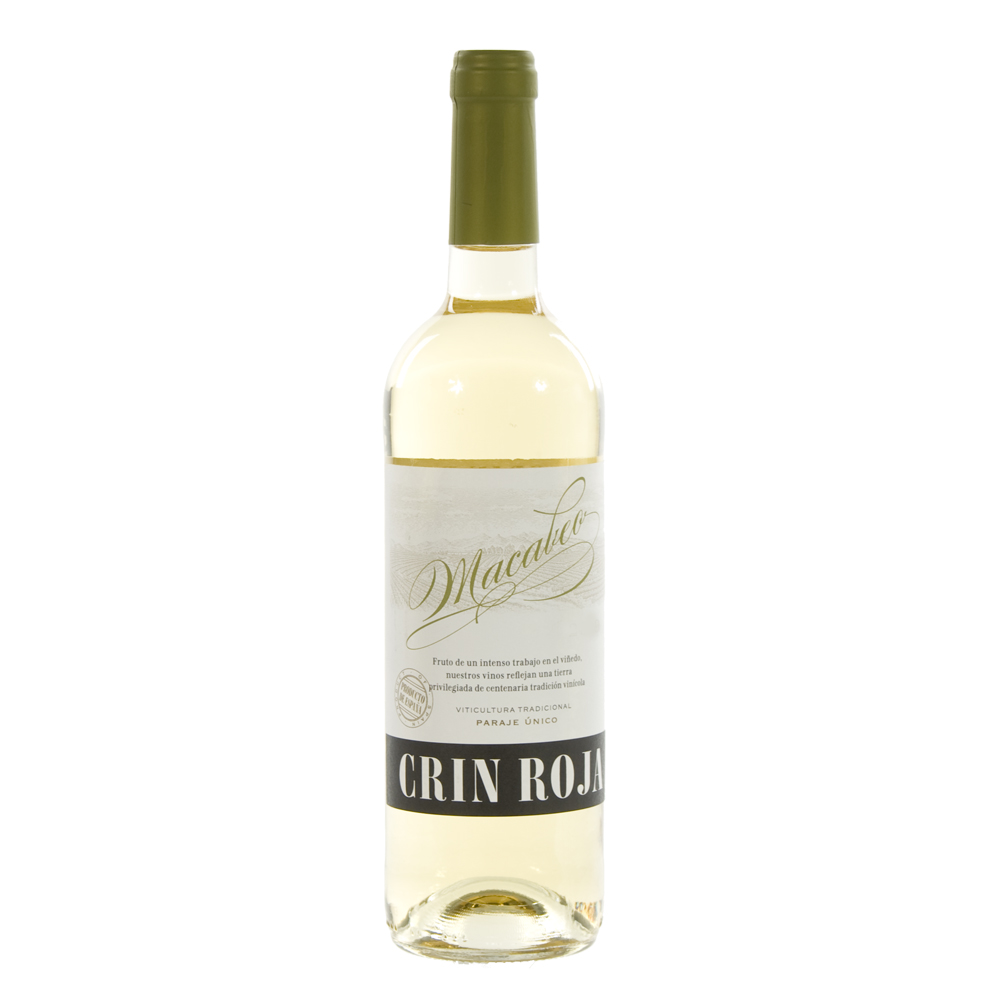 Crin Roja Macabeo  Wit  75 cl  Fles