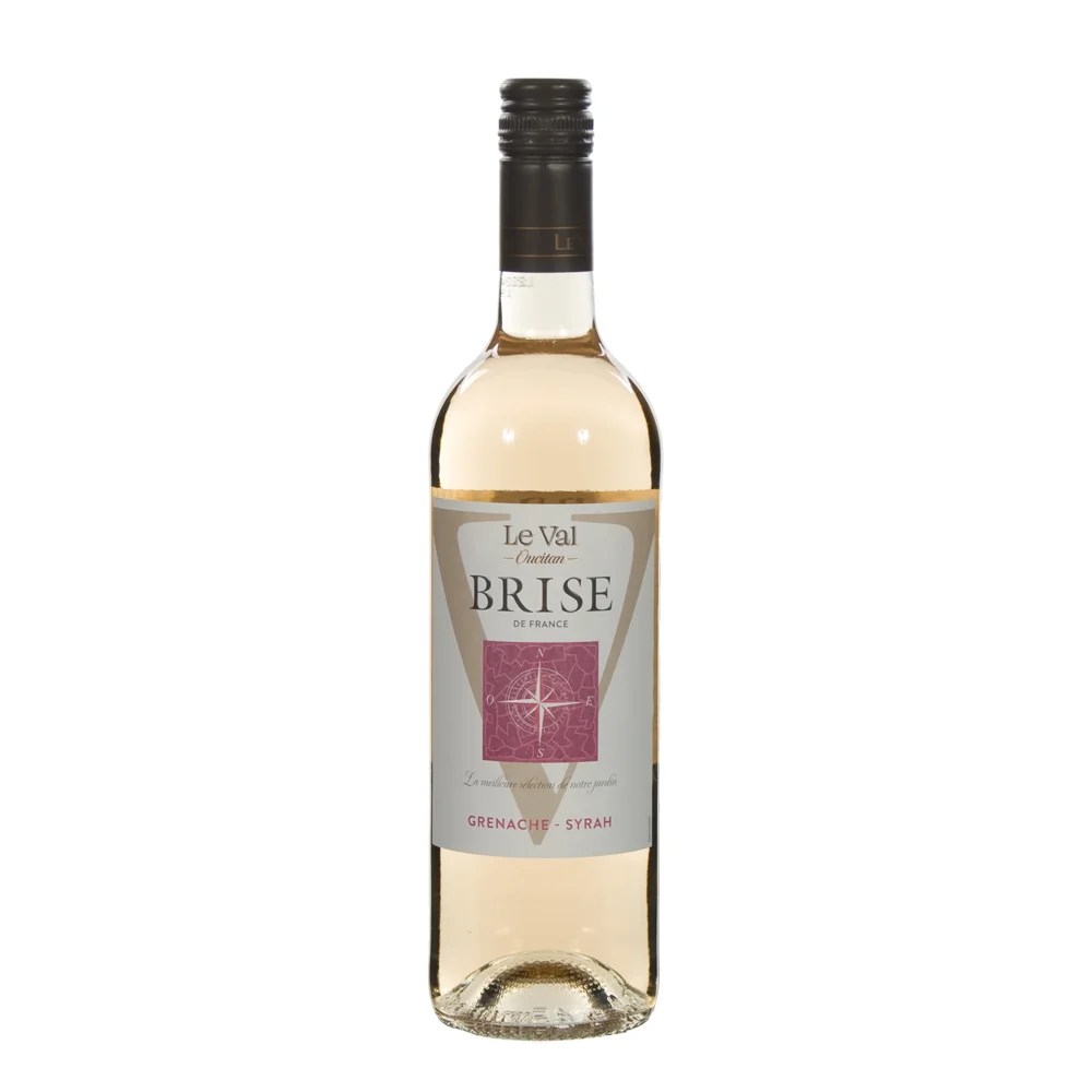 Brise de France VDP d' Oc Grenache Syrah 12.5%  Rose  75 cl  Fles