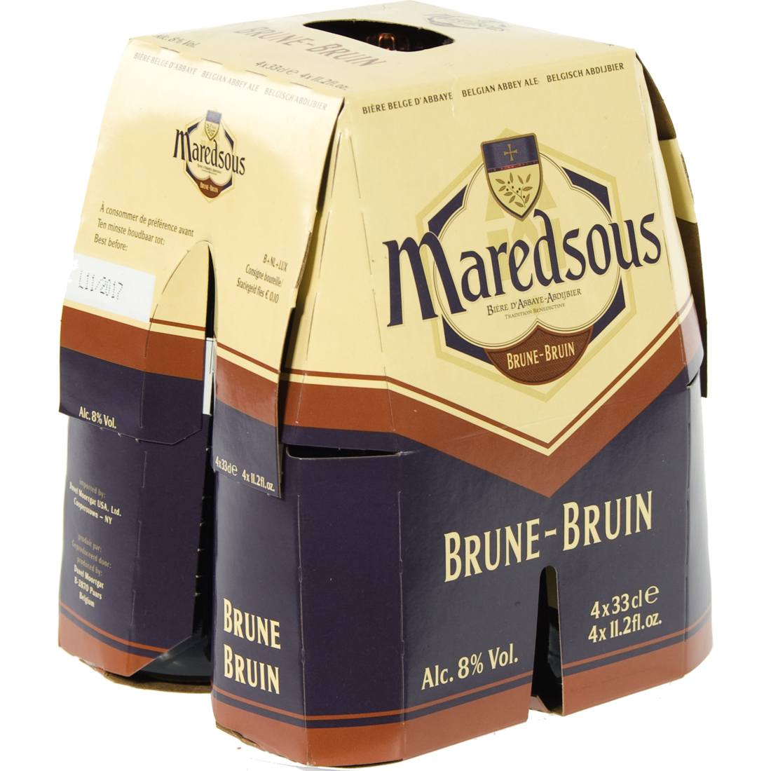 Maredsous  Bruin  33 cl  Clip 4 fl