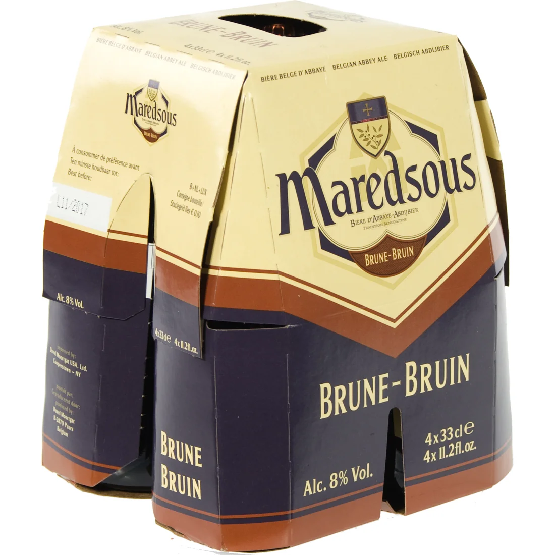 Maredsous  Bruin  33 cl  Clip 4 fl