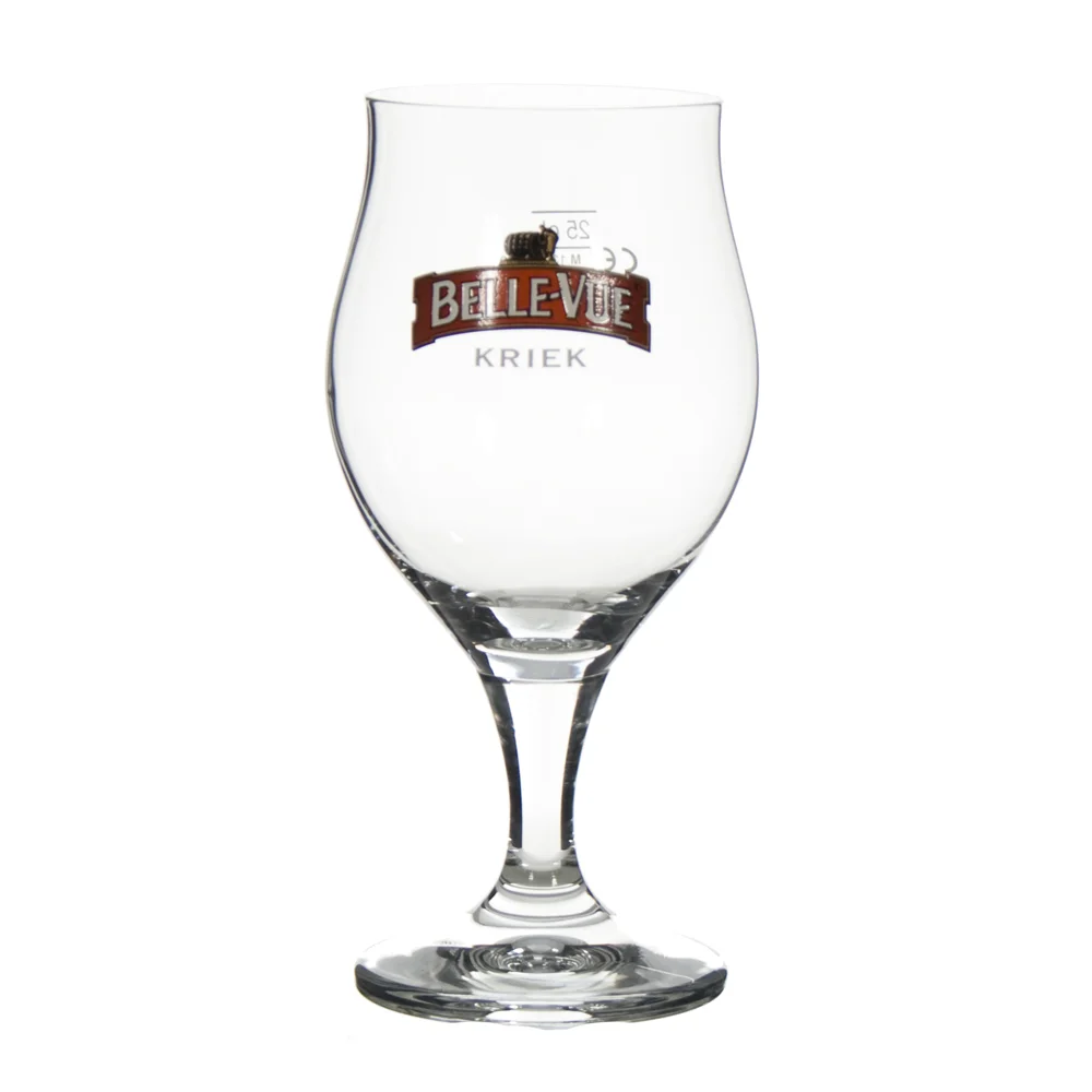 Belle vue kriek rood glas  25 cl