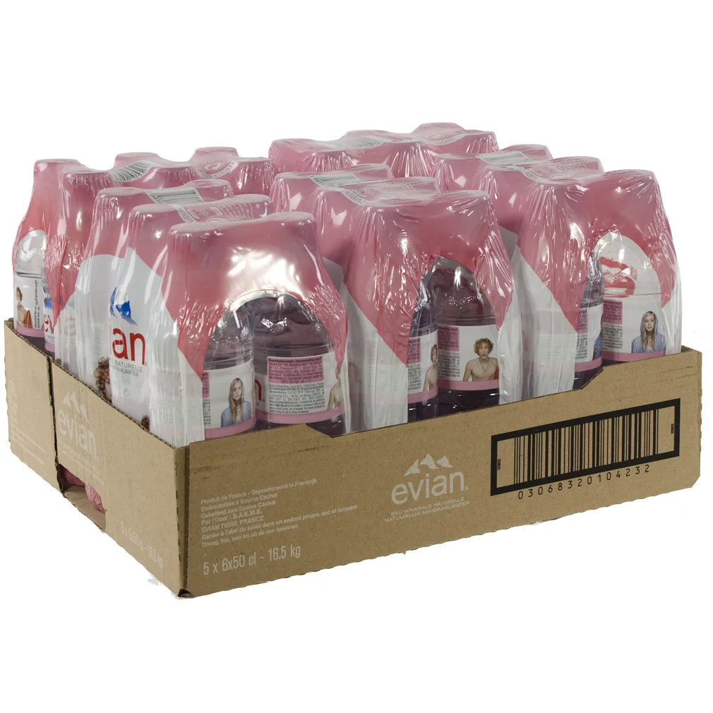 Evian PET  Plat  50 cl  Pak 30 st