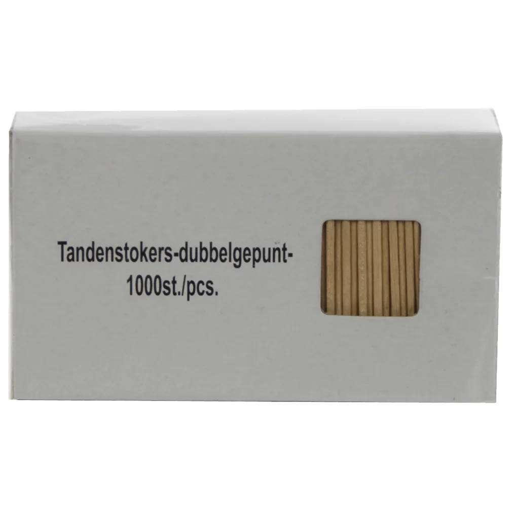 Tandenstokers 2 punts 1000st