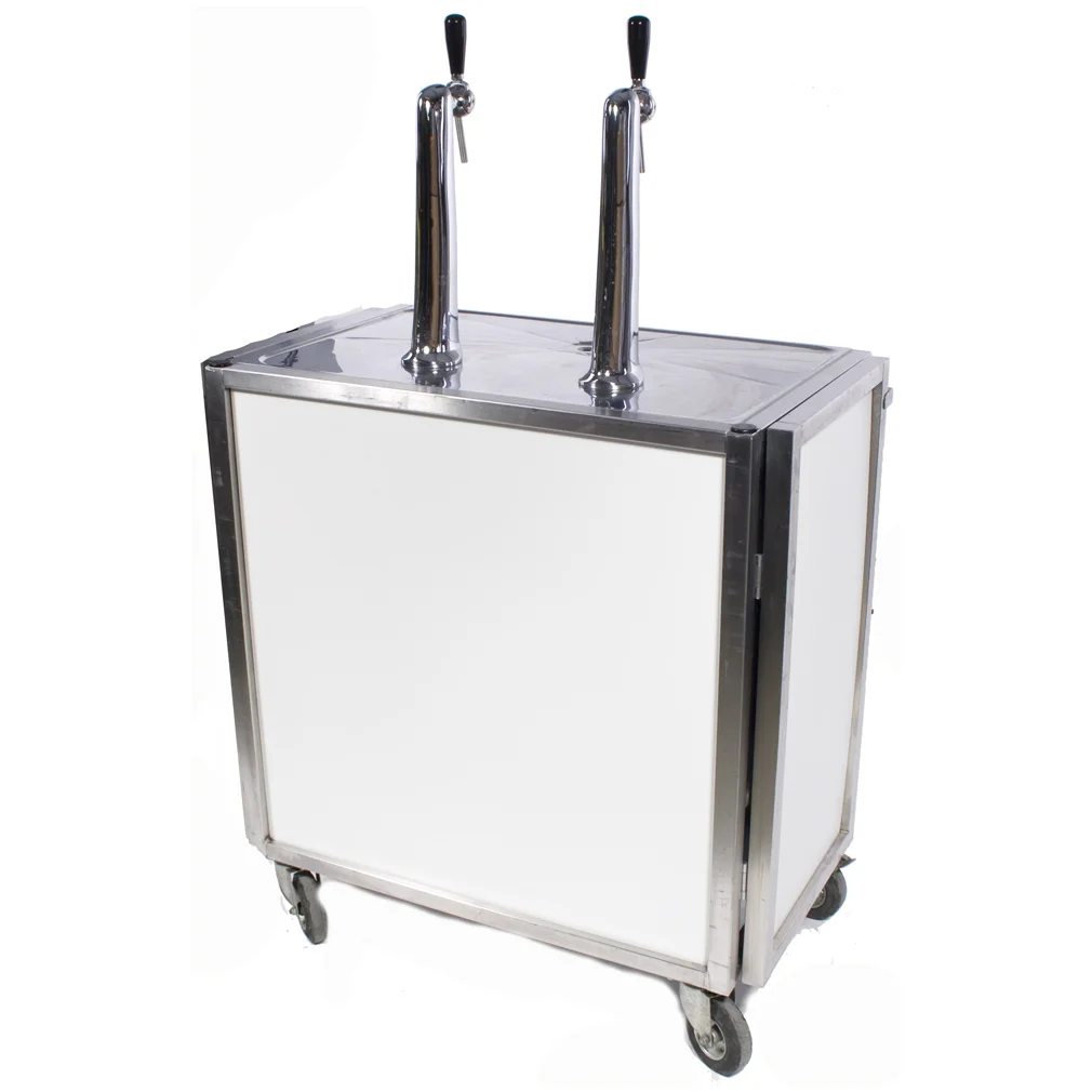 Tap 2 kranen 90l koeling Wit