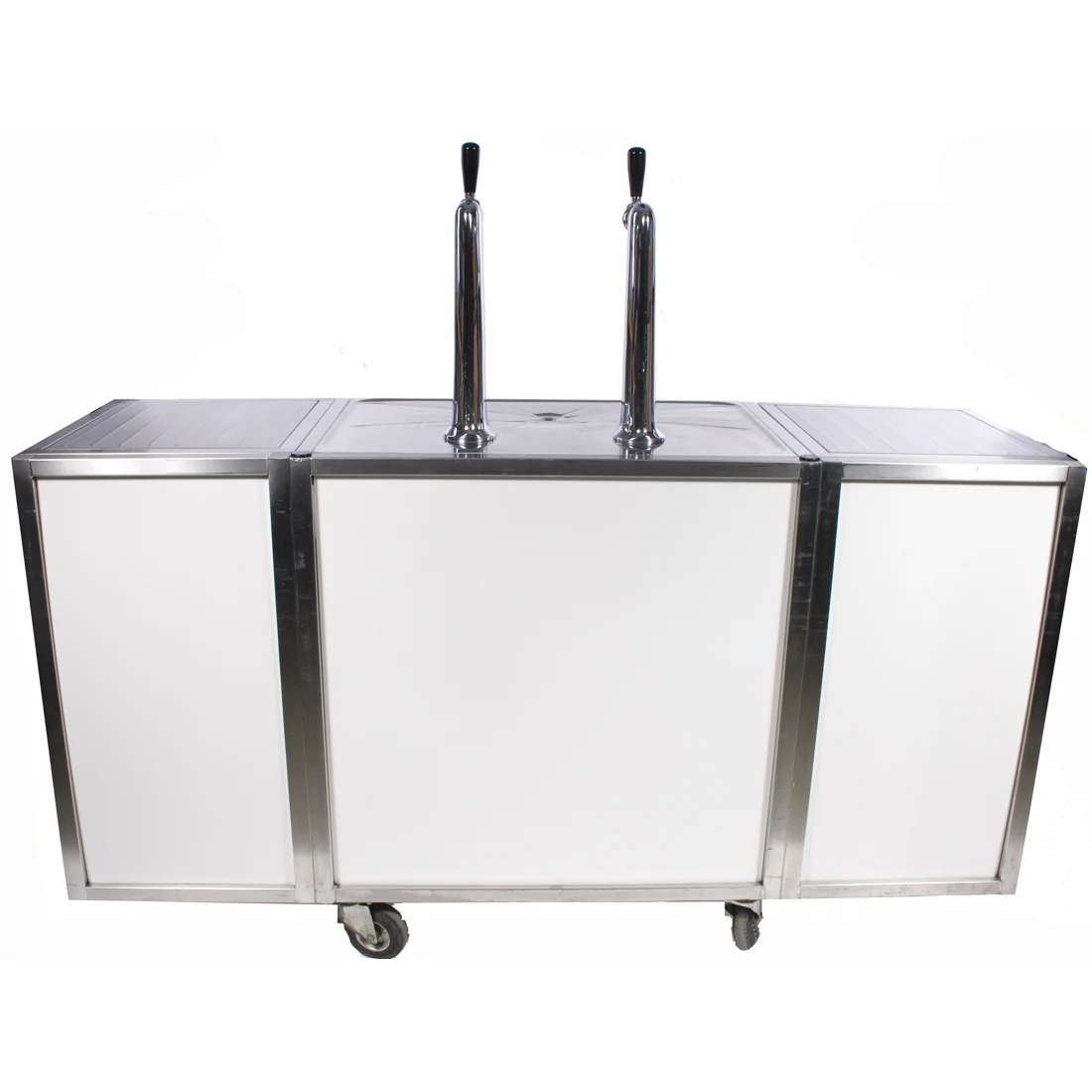 Tap 2 kranen 90l koeling Wit