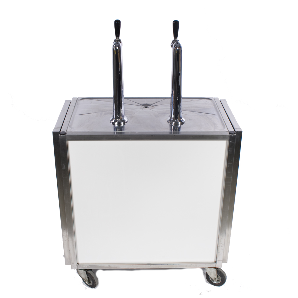 Tap 2 kranen 90l koeling Wit