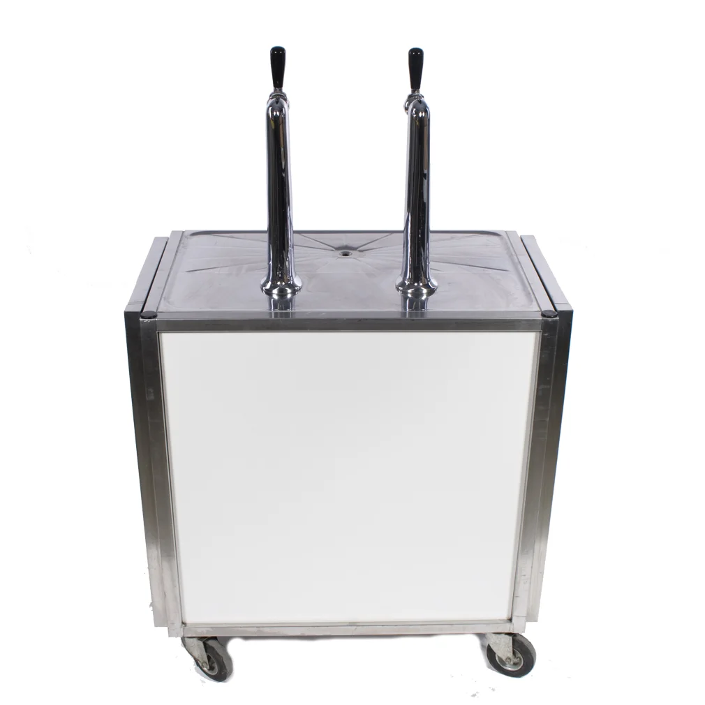 Tap 2 kranen 90l koeling Wit