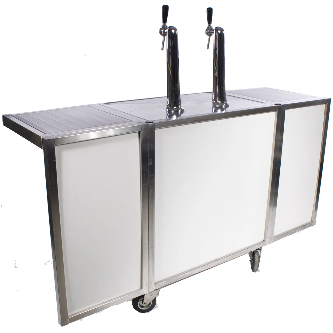 Tap 2 kranen 90l koeling Wit