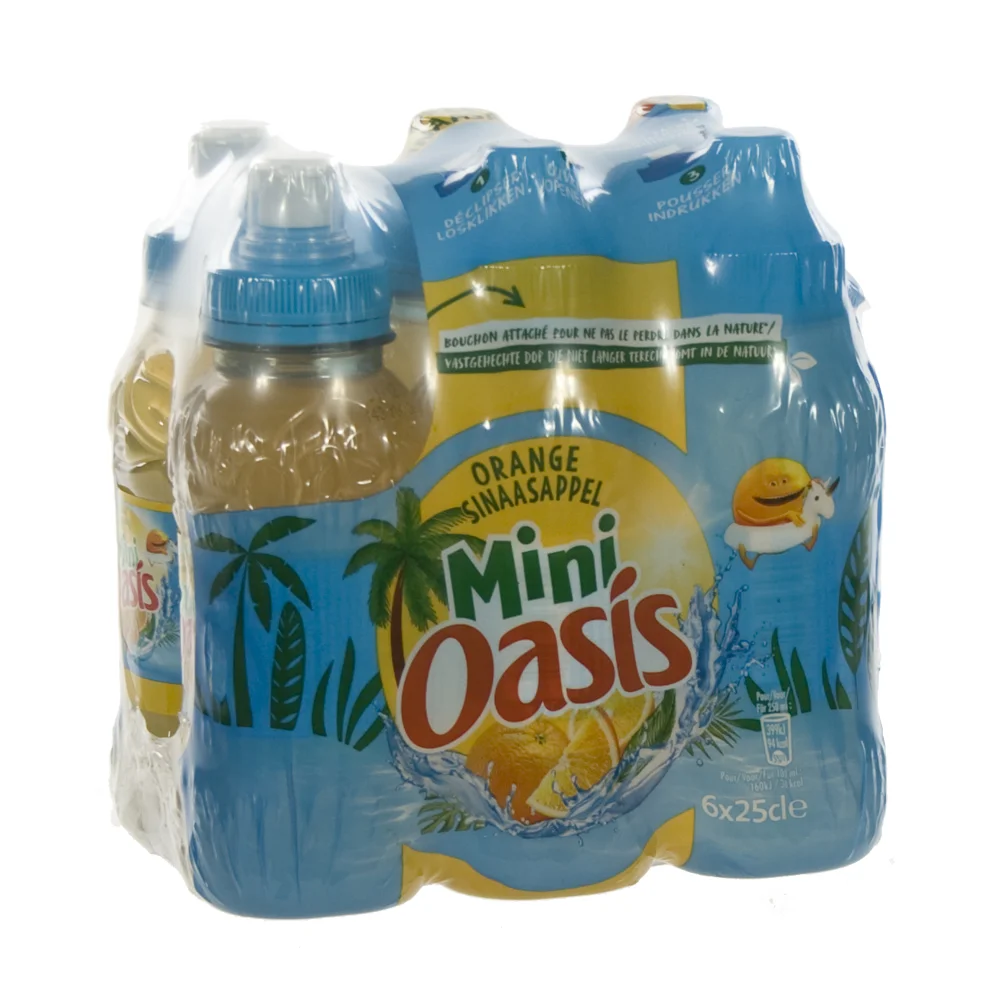 Oasis PET  Orange  25 cl  Pak  6 st