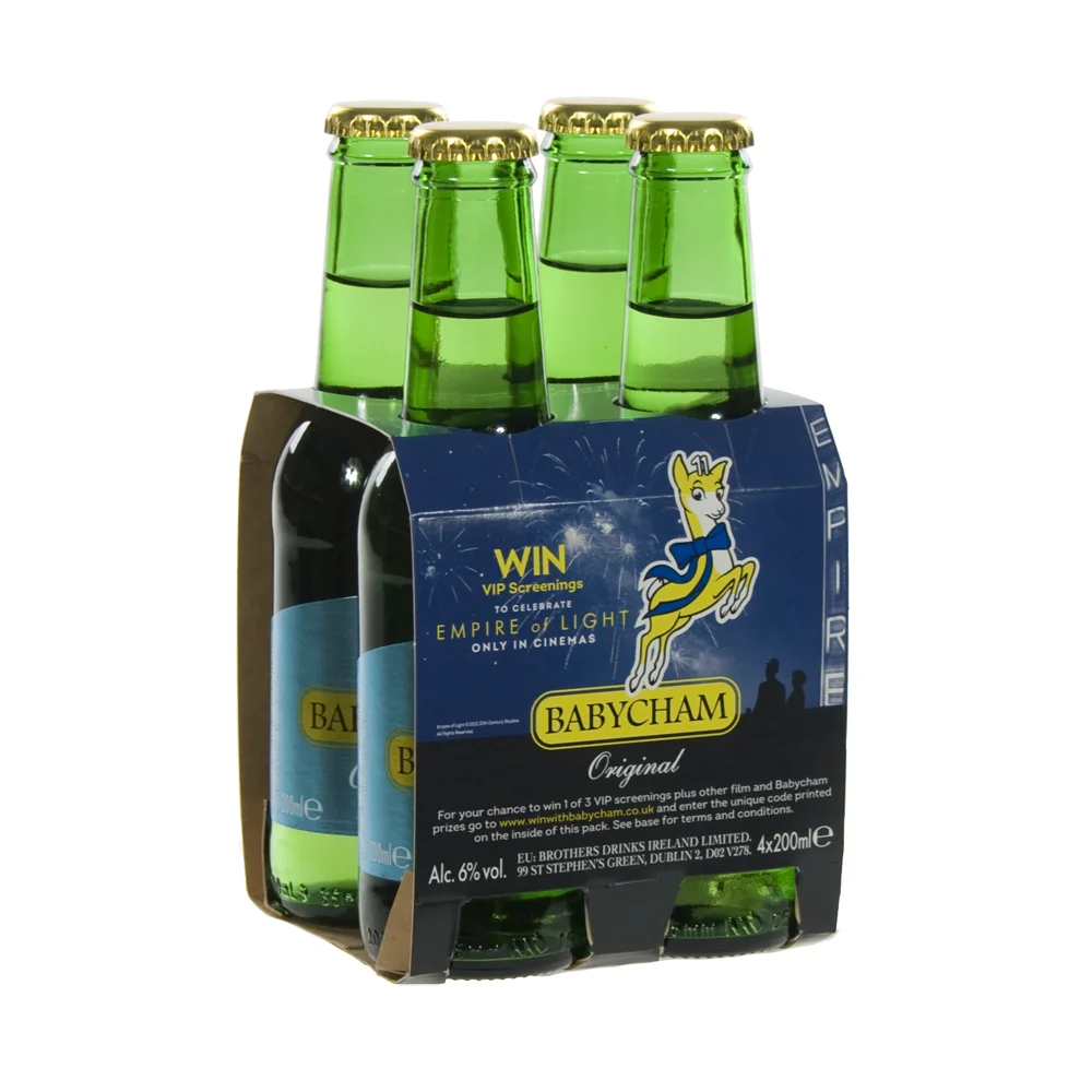 Babycham 6%  20 cl  Pak  4 st