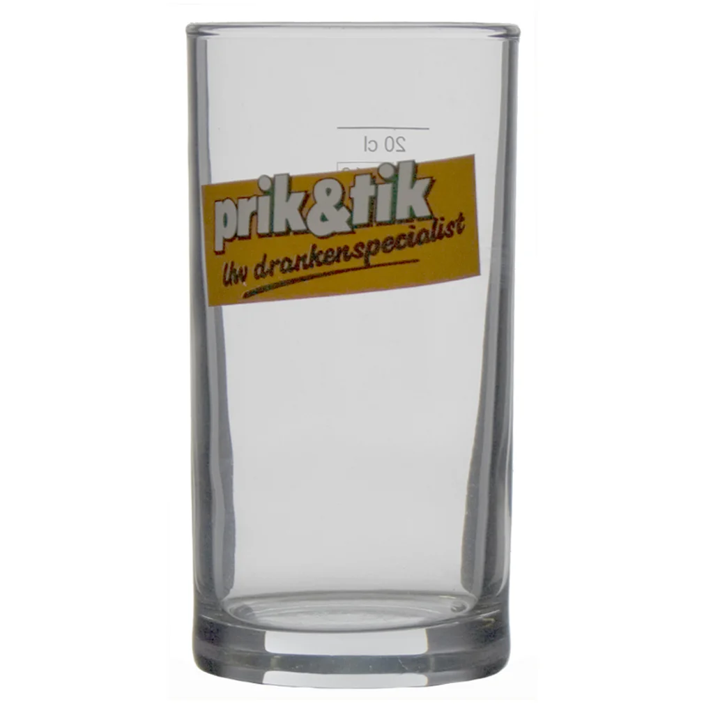 Prik en Tik glazen 49 st /korf 