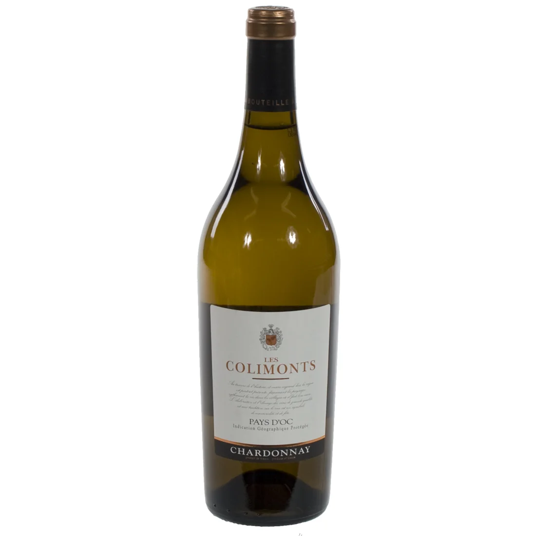 Les Colimonts Chardonnay 13.5%  Wit  75 cl  Fles