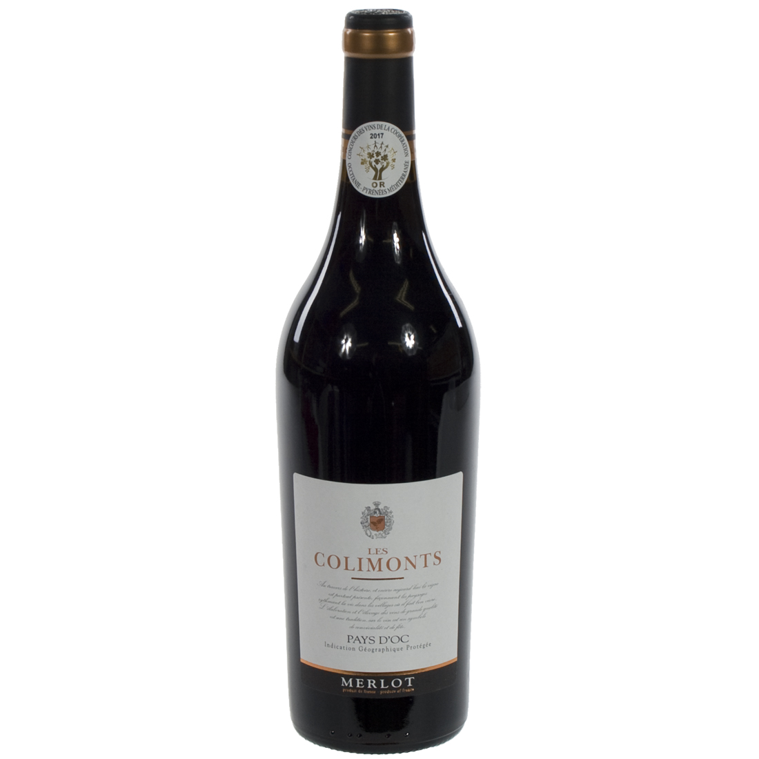 Les Colimonts Merlot 13.5%  Rood  75 cl  Fles