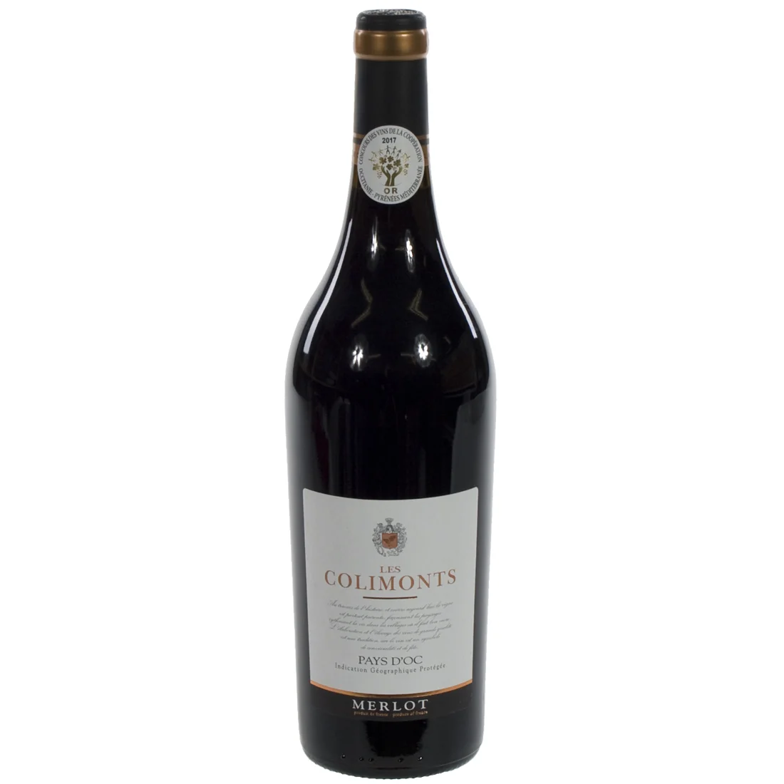Les Colimonts Merlot 13.5%  Rood  75 cl  Fles