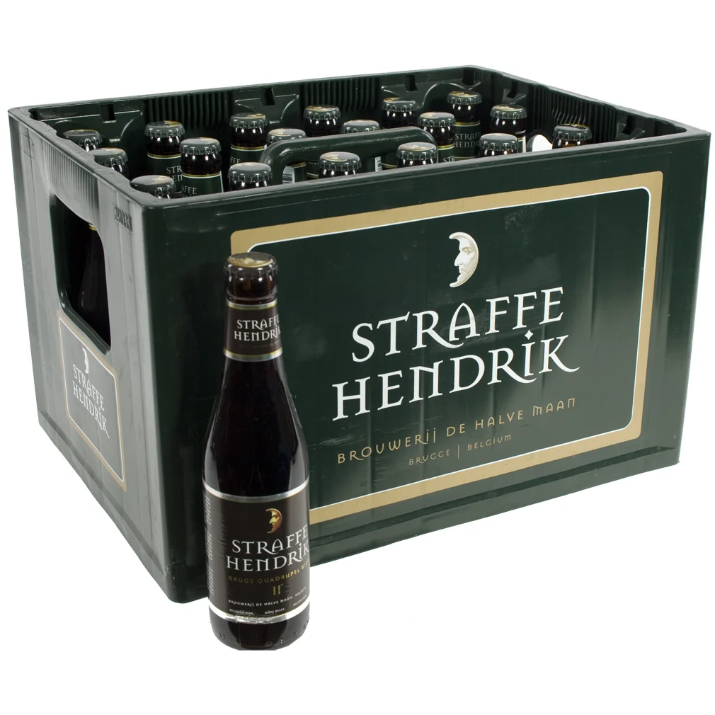 Straffe Hendrik Quadrupel  Bruin  33 cl  Bak 24 st