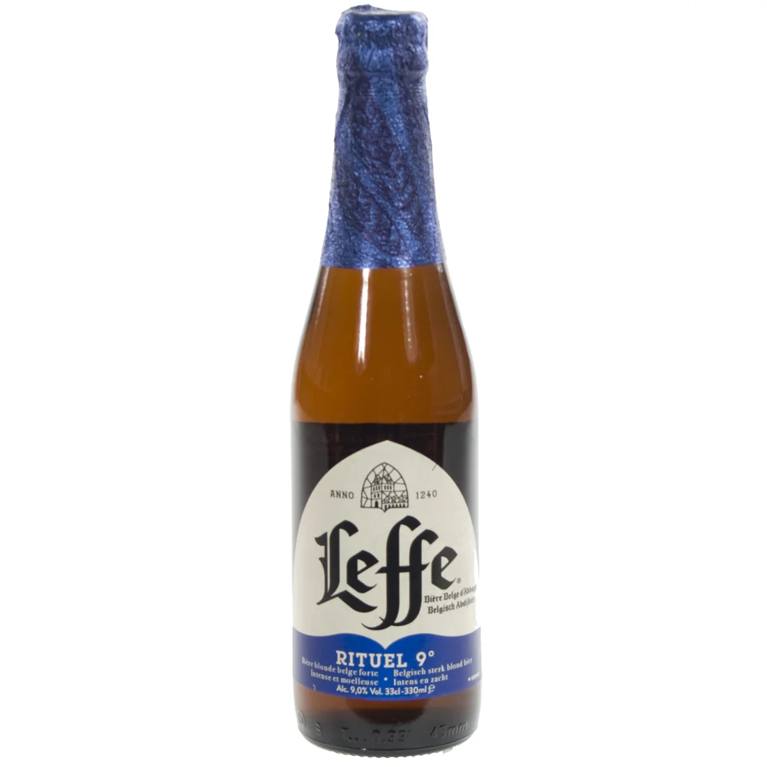 Leffe  Ritueel Blauw 9°  Blond  33 cl  Fles