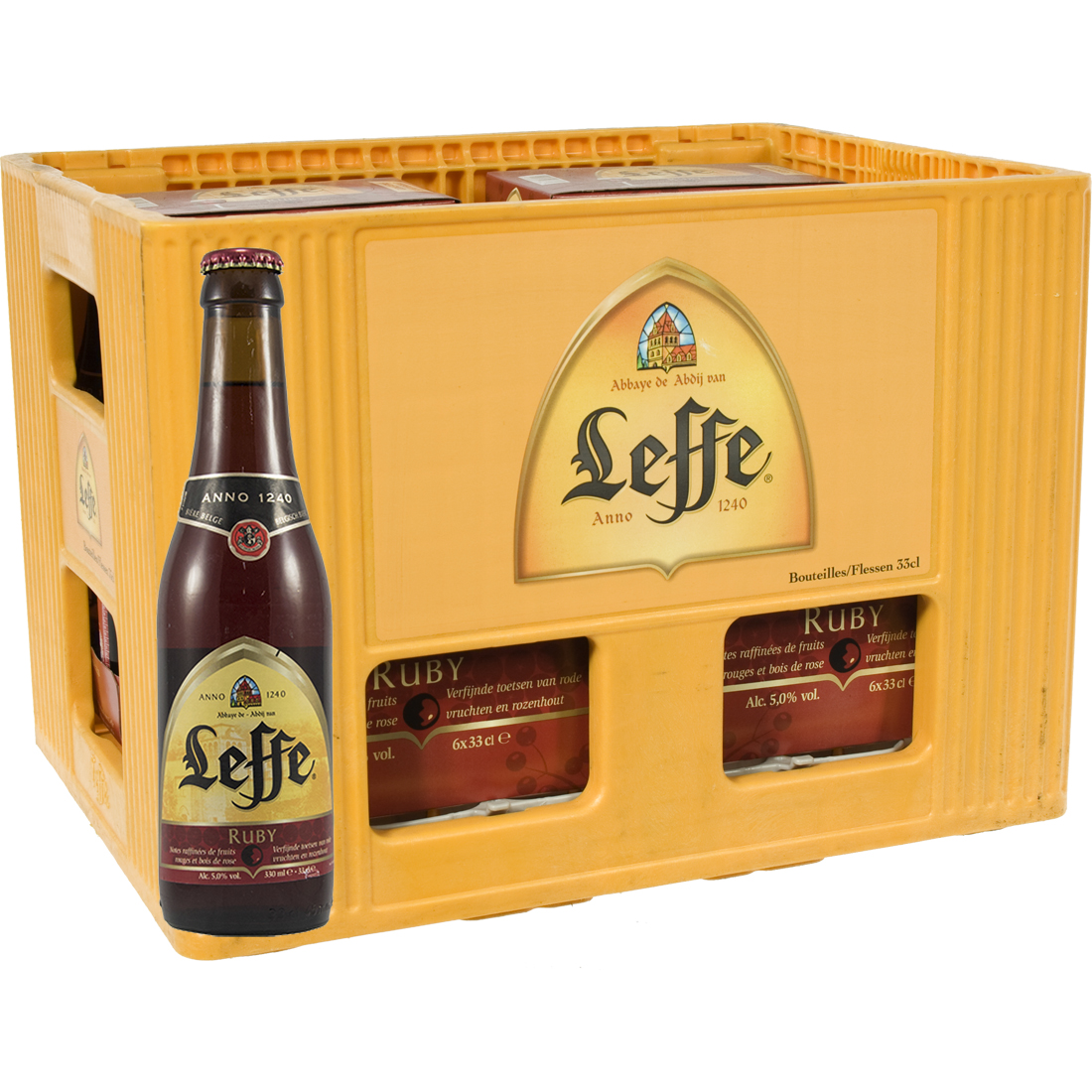 Leffe Ruby  Rood  33 cl  Bak 24 st