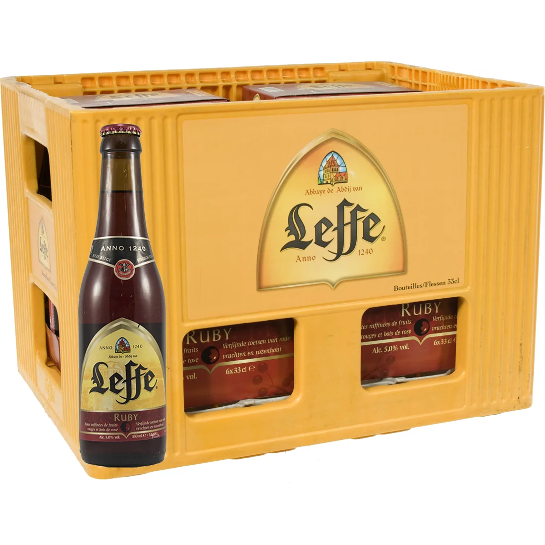Leffe Ruby  Rood  33 cl  Bak 24 st